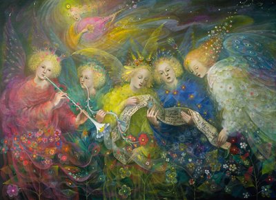 The Light of Heavenly Worlds, 2019 (olie på belgisk linned) af Annael Anelia Pavlova