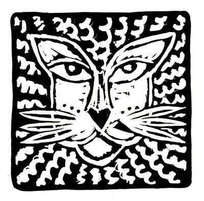 Horoskop (Løve), 2017 (linnedprint) af Annalisa Morrocco