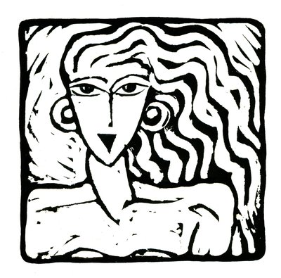 Horoskop (Jomfruen), 2017 (linnedprint) af Annalisa Morrocco