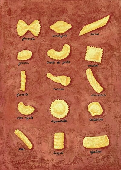 Pasta, 2010 (gouache) af Annalisa Morrocco