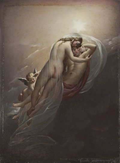Aurora og Cephalus af Anne-Louis Girodet de Roucy-Trioson
