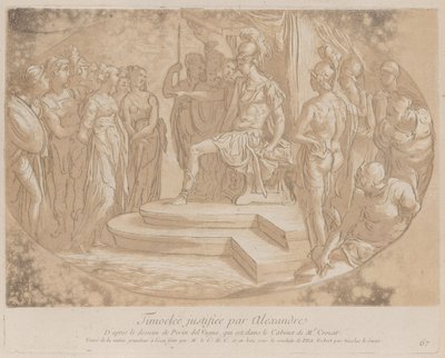 Alexander den Store befrier Timoclea, frous bea..., ca. 1729-40 af Anne Claude Philippe de