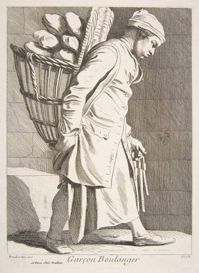 Baker Boy, 1746. af Anne Claude Philippe de Caylus