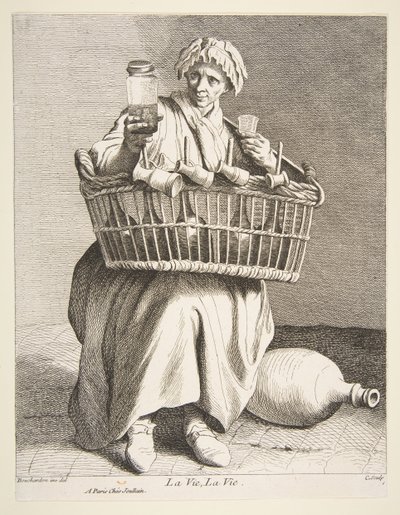 Brændevinssælger, 1737. af Anne Claude Philippe de Caylus