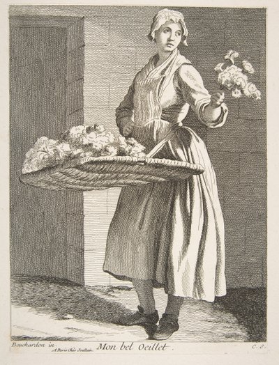 Blomsterhandler, 1738. af Anne Claude Philippe de Caylus