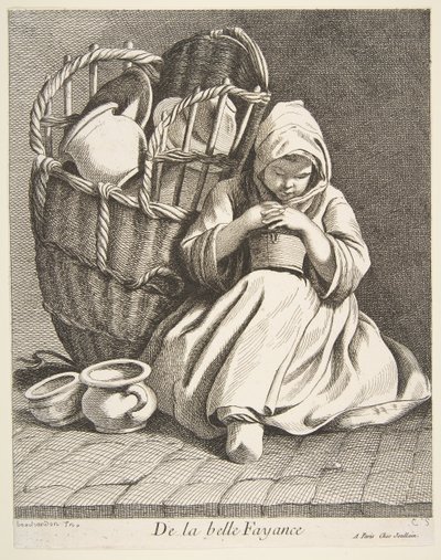 Keramikhandler, 1738. af Anne Claude Philippe de Caylus