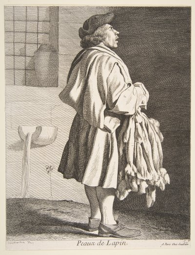 Kaninpelshandler, 1737. af Anne Claude Philippe de Caylus
