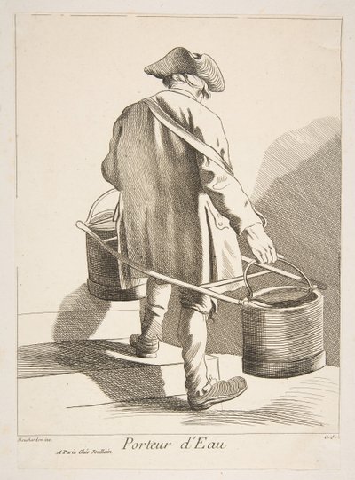 Vandbærer, 1742. af Anne Claude Philippe de Caylus