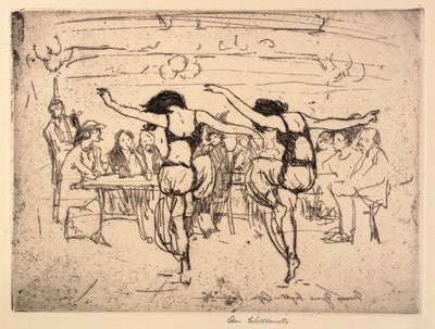 Nytårsaften - Café Versaille af Anne Goldthwaite