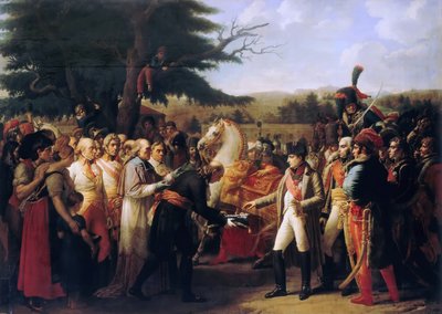 Napoleon Bonaparte modtager Wiens nøgler på Schönbrunn-slottet, 13. november 1805 af Anne Louis Girodet de Roucy Trioson