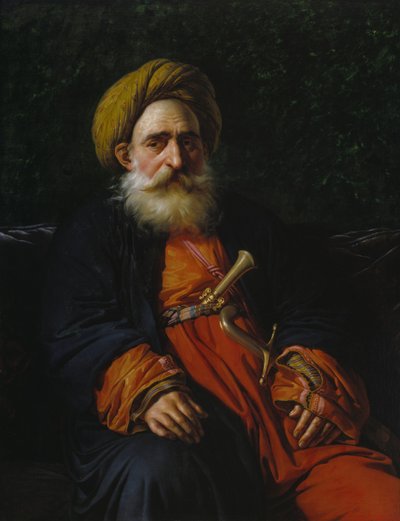 Portræt af Katchef Dahouth, Christian Mameluke, 1804 af Anne Louis Girodet de Roucy Trioson