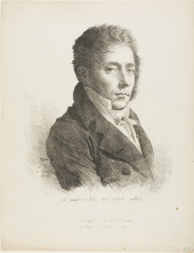 Portræt af Coupin de la Couperie af Anne Louis Girodet de Roussy Trioson