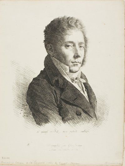 Portræt af Coupin de la Couperie af Anne Louis Girodet de Roussy Trioson