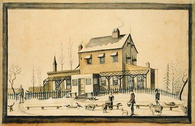 Angelica, vinteren 1814 (akvarel og grafit på papir) af Anne Marguerite Hyde de Neuville