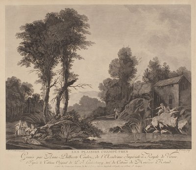 Country Pleasures (gravering) af Anne Philiberte Coulet