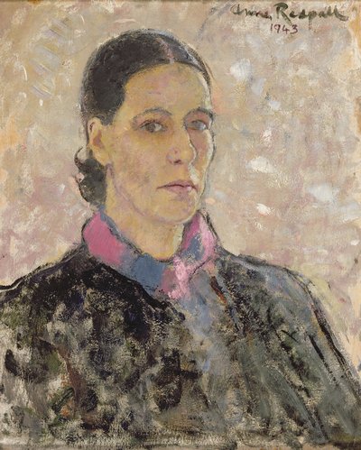 Selvportræt af Anne Redpath