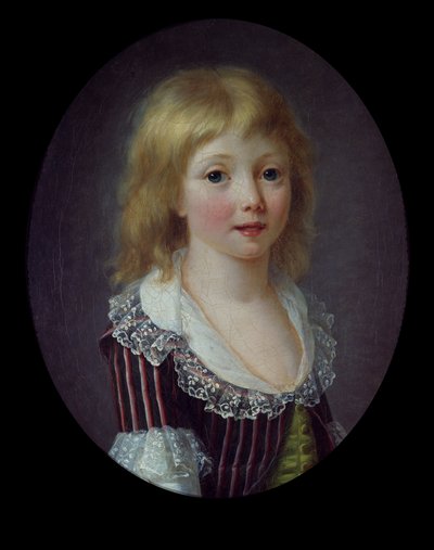 En lille dreng af familien Comminges, 1785-90 af Anne Rosalie 1752-94 attr. to Filleul