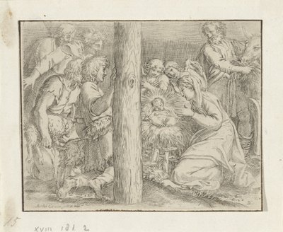 Tilbedelse af hyrderne af Annibale Carracci
