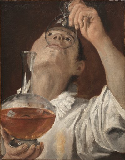Dreng drikker, 1582-1583. af Annibale Carracci