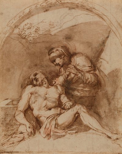 Carracci - r Pietà, RCIN 902169 af Annibale Carracci