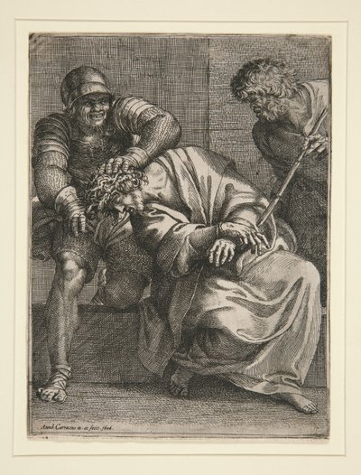 Kristus kronet med torne af Annibale Carracci