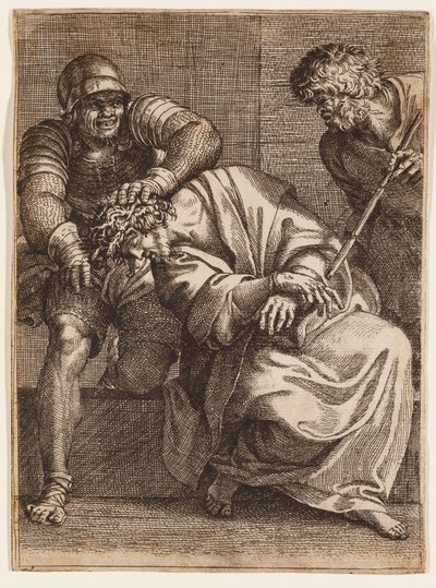 Kristus kronet med torne af Annibale Carracci