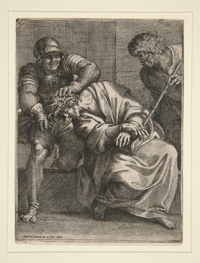 Kristus kronet med torne af Annibale Carracci