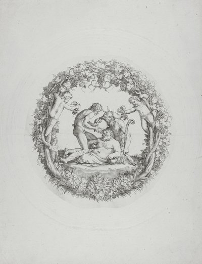 Drunken Silenus ("Tazza Farnese") af Annibale Carracci