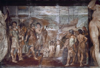 Episoder af Jasons liv: Argonauternes boarding (Fresco af Annibale Carracci