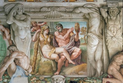Herakles og Iole (Fresco af Annibale Carracci
