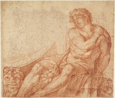 Ignudo aus der Galleria Farnese af Annibale Carracci