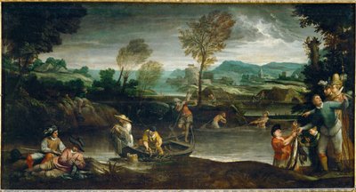 La peche - fiskeri, vedhæng til 40-08-05/41 ... af Annibale Carracci