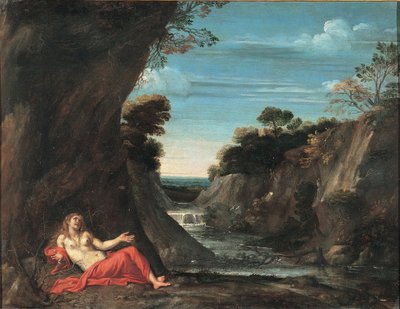 Landskab med den angrende Magdalene, mellem 1601 og 1641 af Annibale Carracci