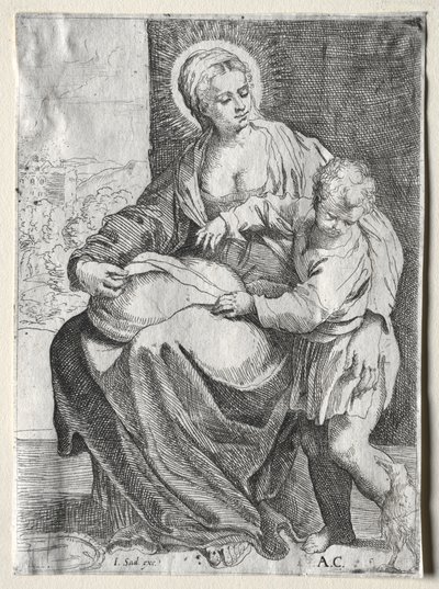 Madonna med den hvide ravn, 1500-tallet. af Annibale Carracci