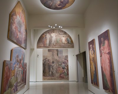 Vægmalerier fra Herrera-kapellet af Annibale Carracci