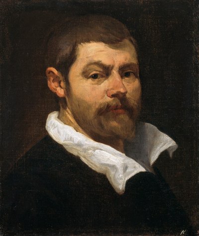 Portræt af en mand af Annibale Carracci