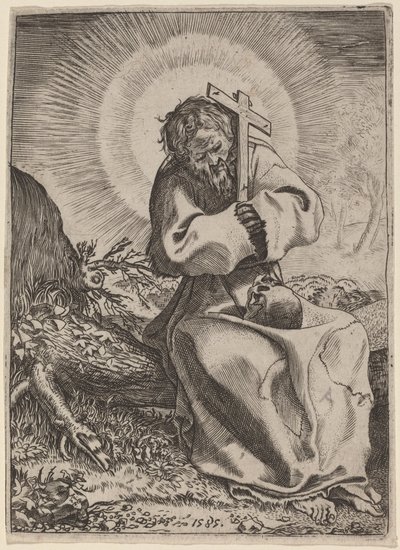 Sankt Frans af Assisi af Annibale Carracci