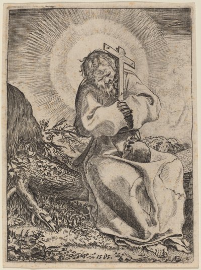 Sankt Frans af Assisi af Annibale Carracci