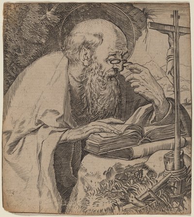 Sankt Jerome af Annibale Carracci