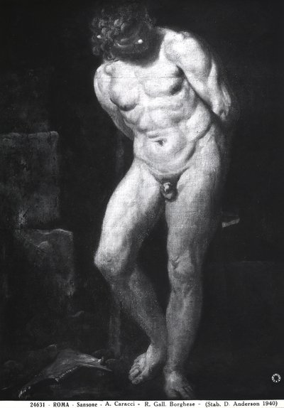 Samson, ca. 1580-1609 af Annibale Carracci