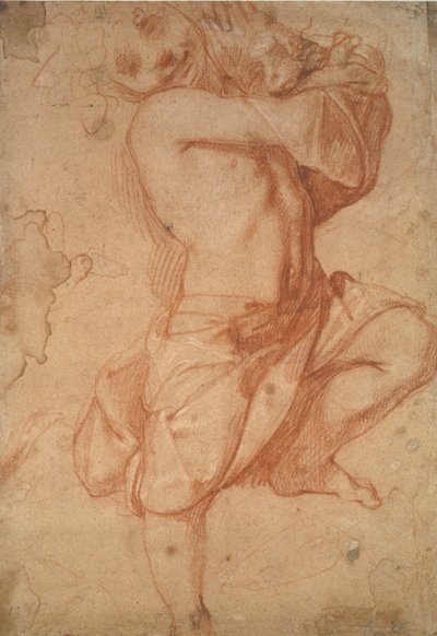 Halvnøgen dreng, slutningen af det 16. århundrede af Annibale Carracci
