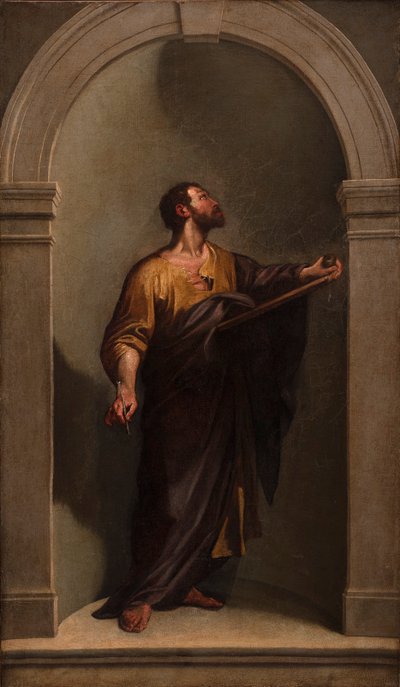 Evangelisten Sankt Matthæus af Annibale Carracci