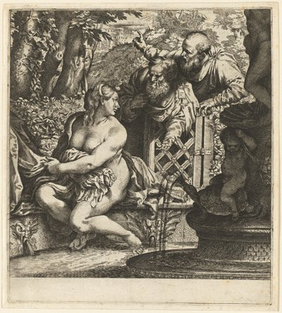 Susanna og de ældste af Annibale Carracci