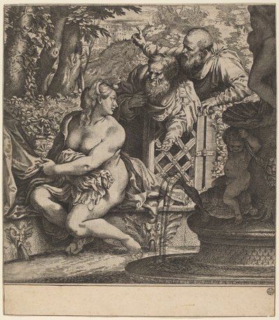 Susanna og de ældste af Annibale Carracci
