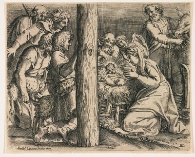 Hyrdernes tilbedelse af Annibale Carracci
