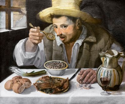 Bønnespiseren af Annibale Carracci