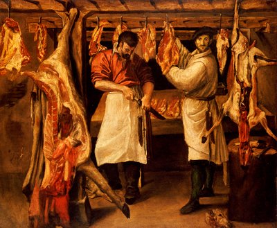 Slagterforretningen af Annibale Carracci