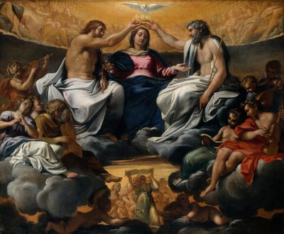 Jomfruens kroning, efter 1595. af Annibale Carracci