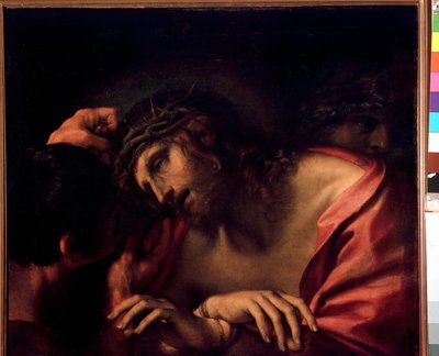 The Derision of Christ Maleri af Annibale Carracci (Annibal Carrache af Annibale Carracci