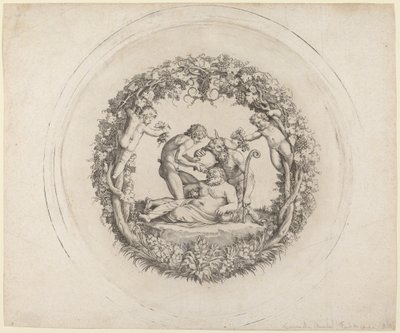 The Drunken Silenus ("The Tazza Farnese") af Annibale Carracci
